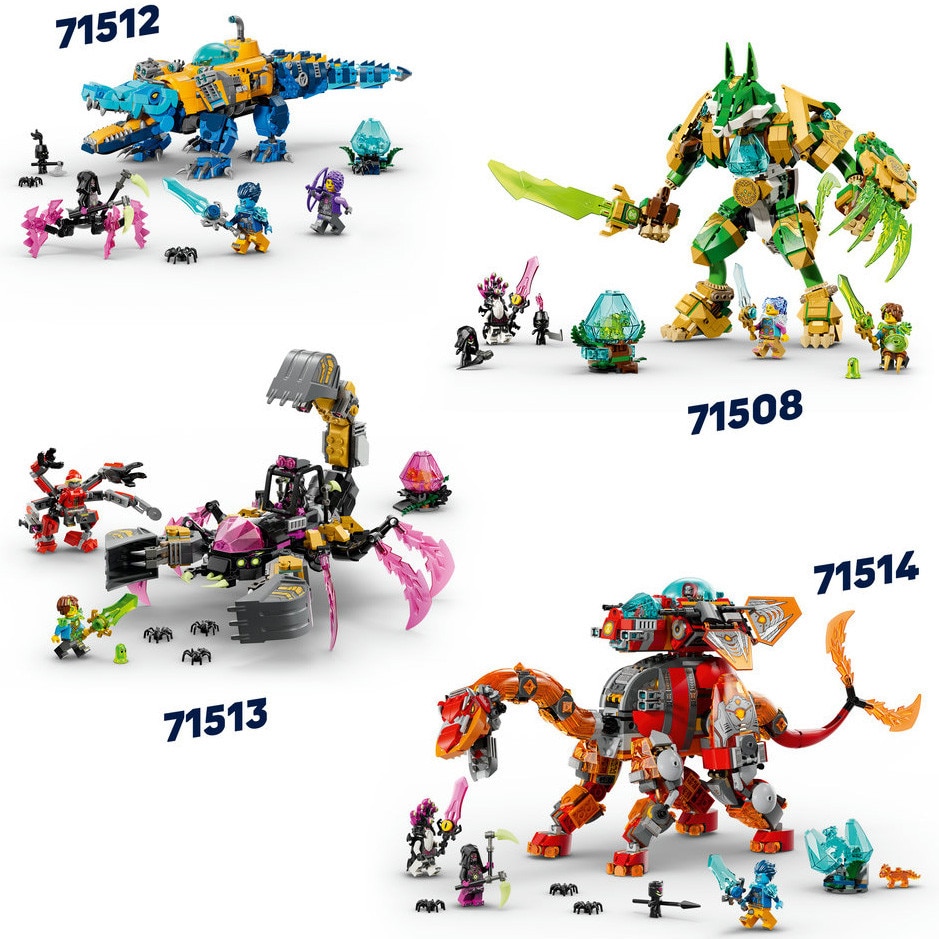 LEGO® DREAMZzz - Tancul tigru-rechin 71515, 1548 piese - eMAG.ro