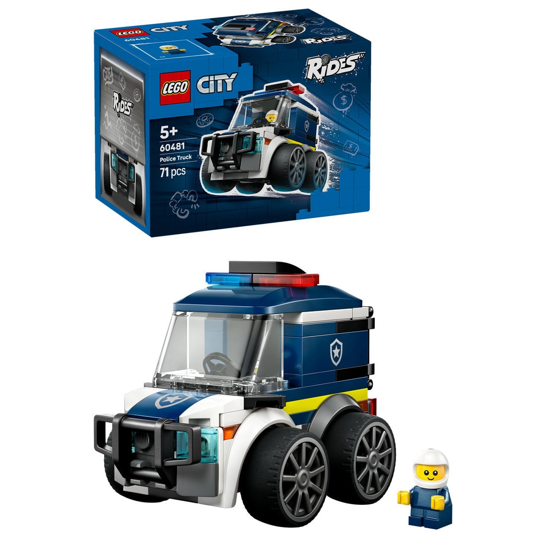 LEGO® City Vehicule – Camioneta de politie 60481, 71 piese