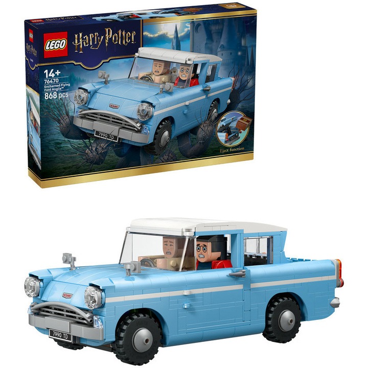 LEGO® Harry Potter TM, Az elvarázsolt repülő Ford Anglia™ 76470, 868 darabos