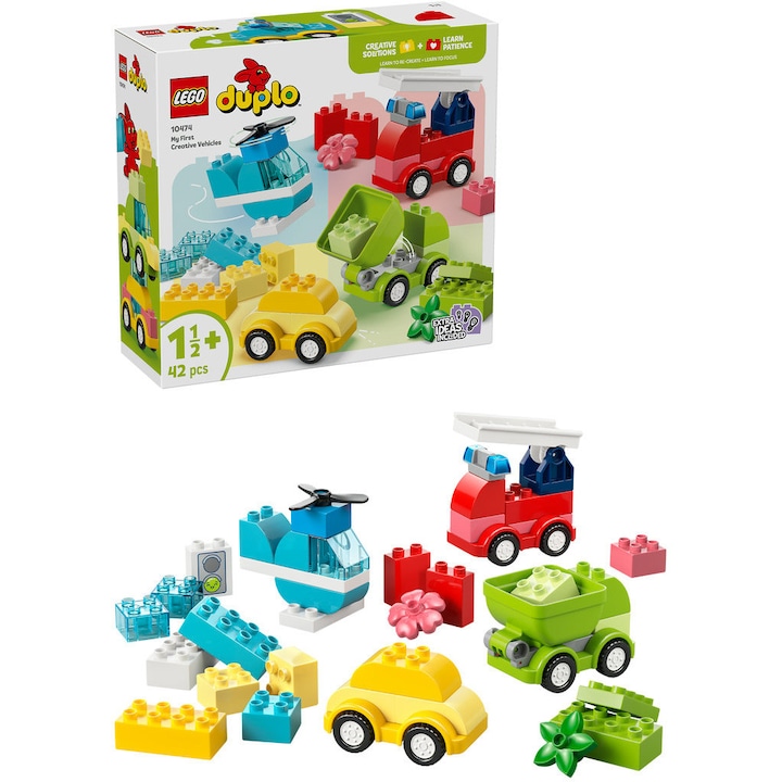 LEGO® DUPLO My First, Креативни превозни средства 10474, 42 части