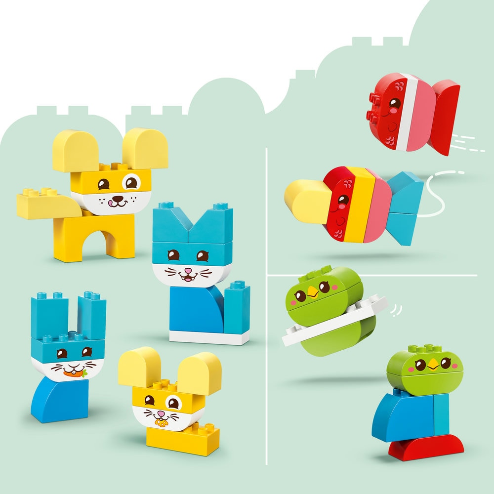 Set de constructie LEGO® DUPLO® Primele mele animalute de companie ...