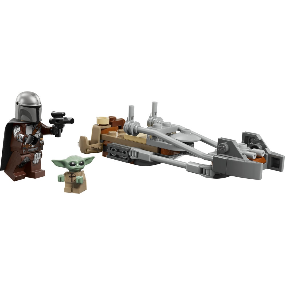 Set de constructie LEGO® Star Wars™ Motocicleta rapida a lui