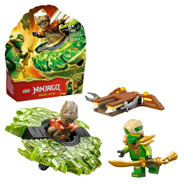 LEGO® Ninjago, Лойд срещу чудовищния земен спинър 71850, 52 части
