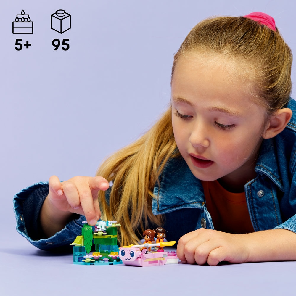 LEGO® Friends - Barca-axolotl pentru aventuri 42681, 95 piese