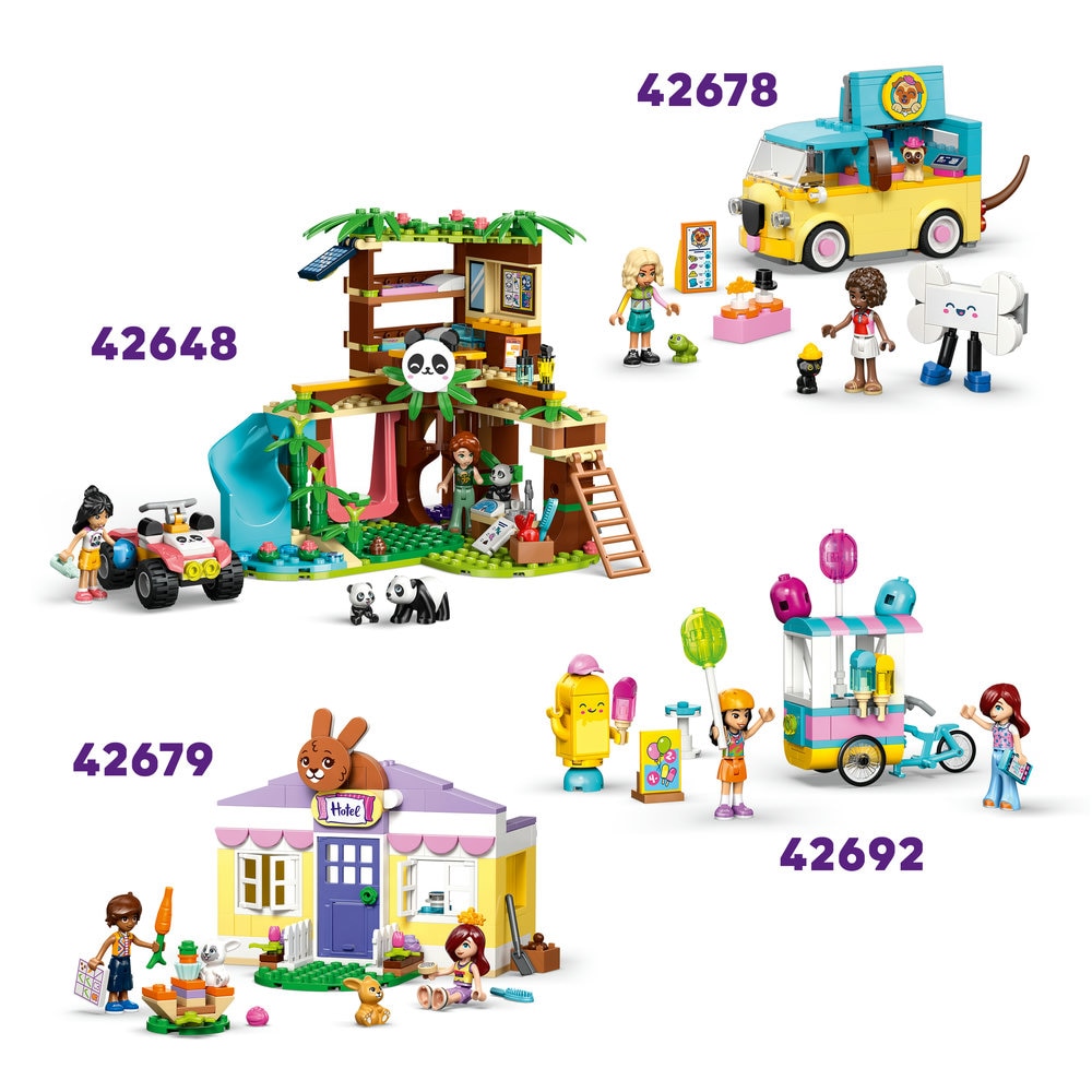 LEGO® Friends - Barca-axolotl pentru aventuri 42681, 95 piese