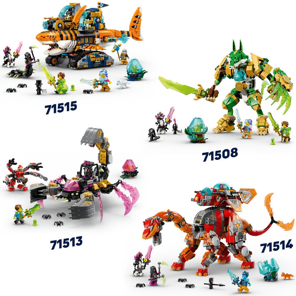 Set de constructie LEGO® DREAMZzz™ Submarin crocodil 71512