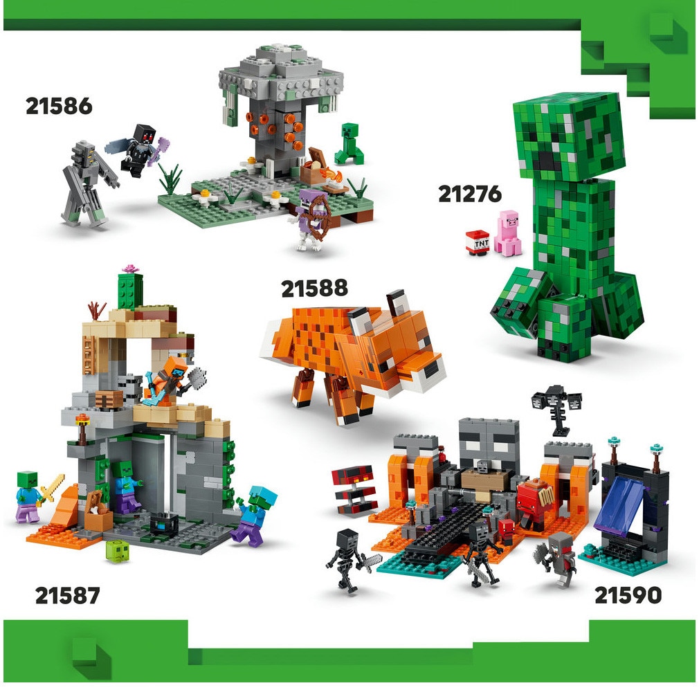 LEGO® Minecraft - Minibiomuri 21589, 797 piese - eMAG.ro