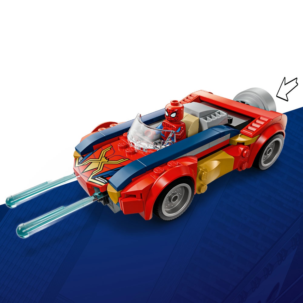 LEGO® Marvel - Omul Paianjen in masina vs Wolverine venomizat