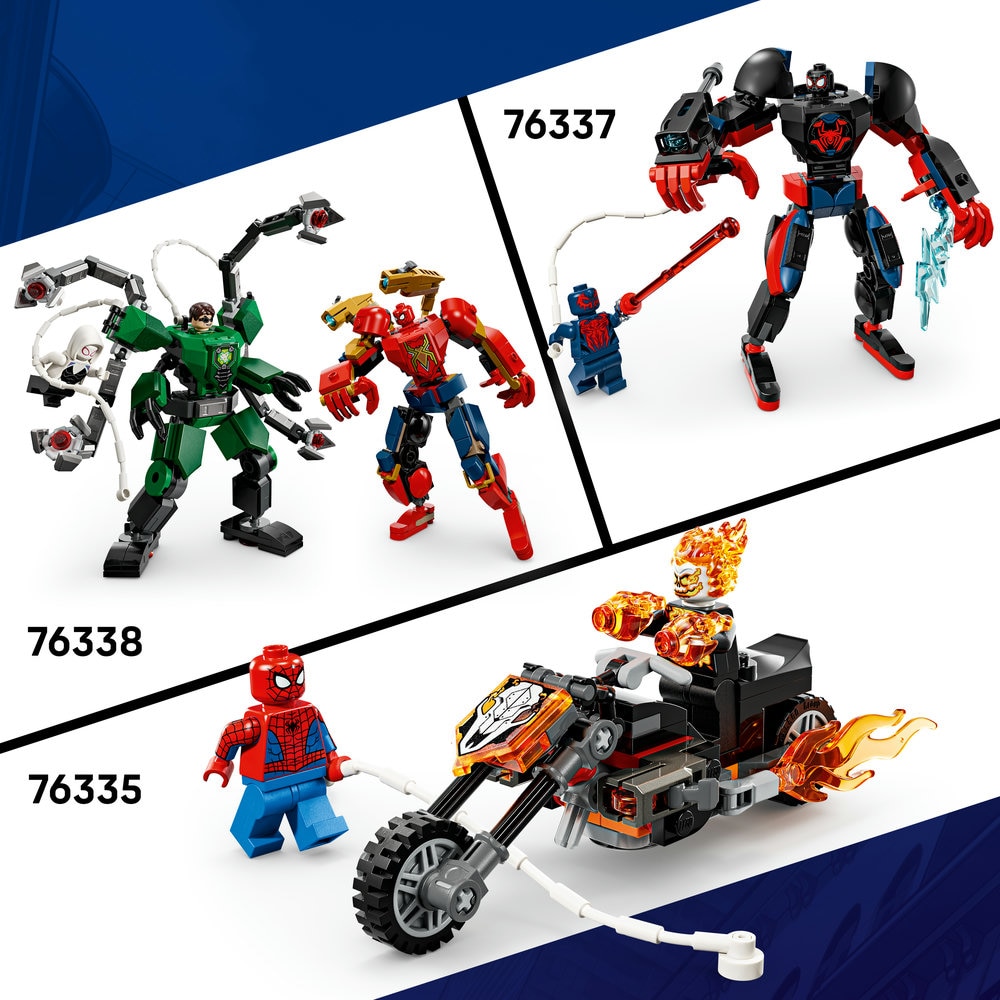 LEGO® Marvel - Omul Paianjen in masina vs Wolverine venomizat