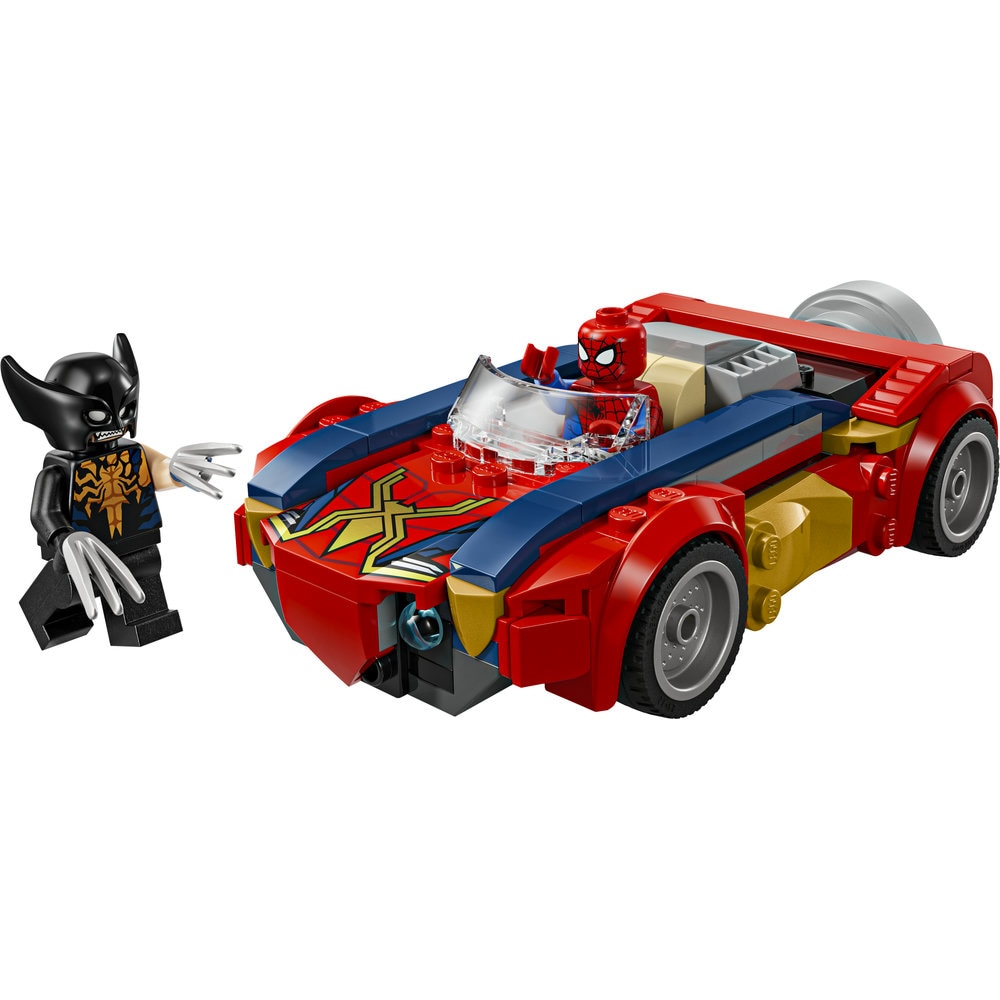 LEGO® Marvel - Omul Paianjen in masina vs Wolverine venomizat