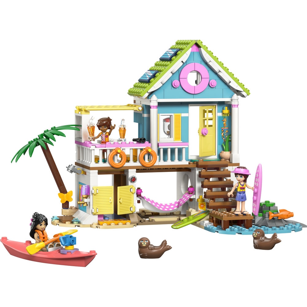 LEGO® Friends - Casa pe plaja cu foci 42699, 400 piese