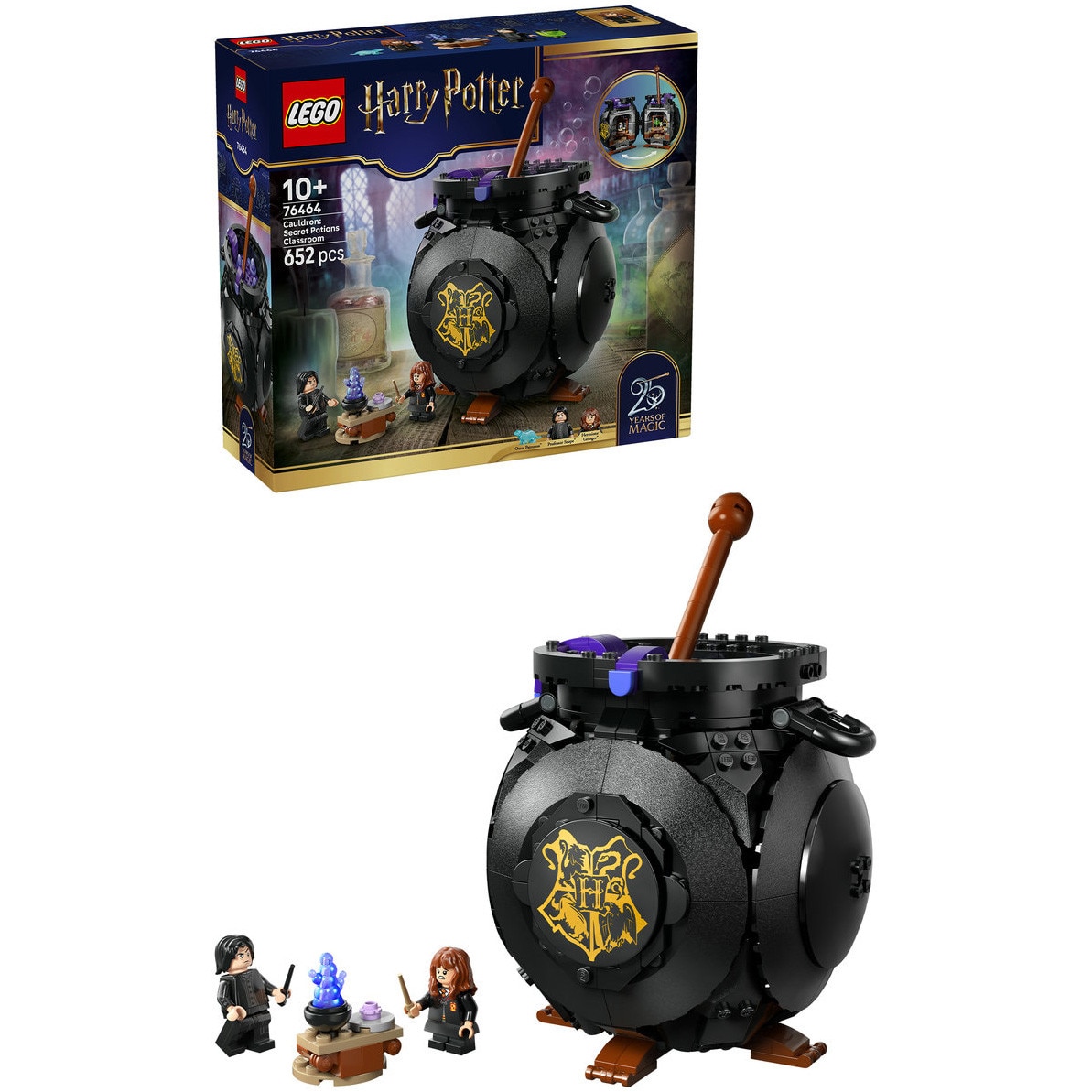 LEGO® Harry Potter TM - Cazanul: Lectia de potiuni secrete 76464, 652 piese