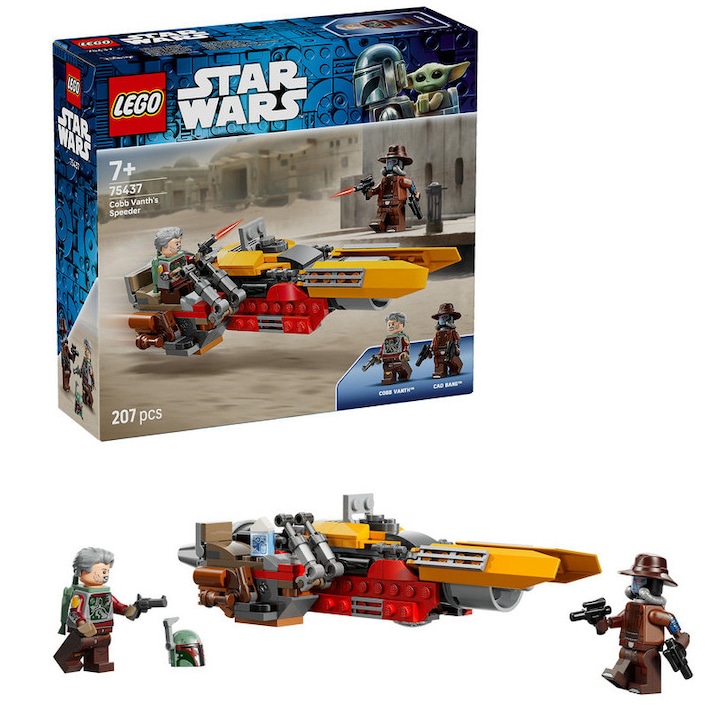 LEGO® Star Wars TM - Speeder-ul lui Cobb Vanth 75437, 207 piese