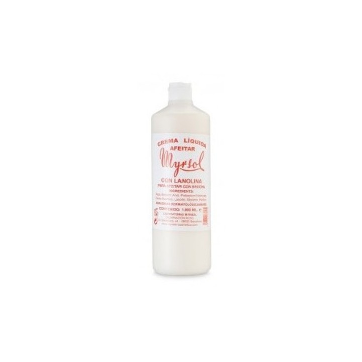 Cremă de ras lichidă Myrsol, cu Lanolină (1000 ml)