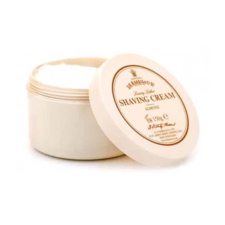 Cremă de ras de lux D.R. Harris, Migdale (150 g)