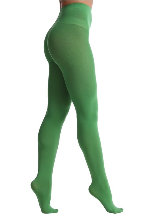 Ciorapi modelatori dama, Ronyes, catifea/nailon, verde, Verde