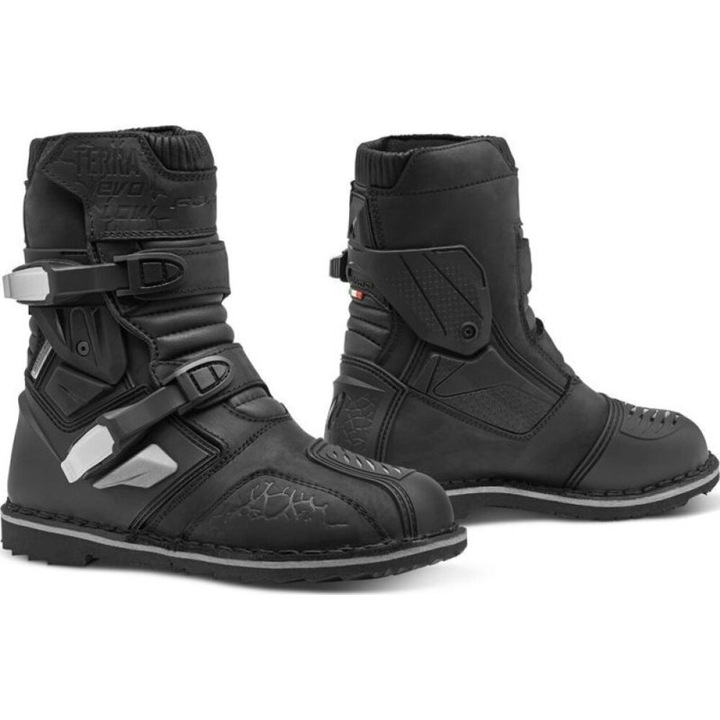 Cizme Moto Terra Evo Low Dry Waterproof Black 46