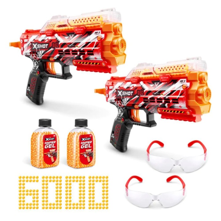 Blaster cu 6000 bile din gel Zuru X-Shot 2 X Stinger