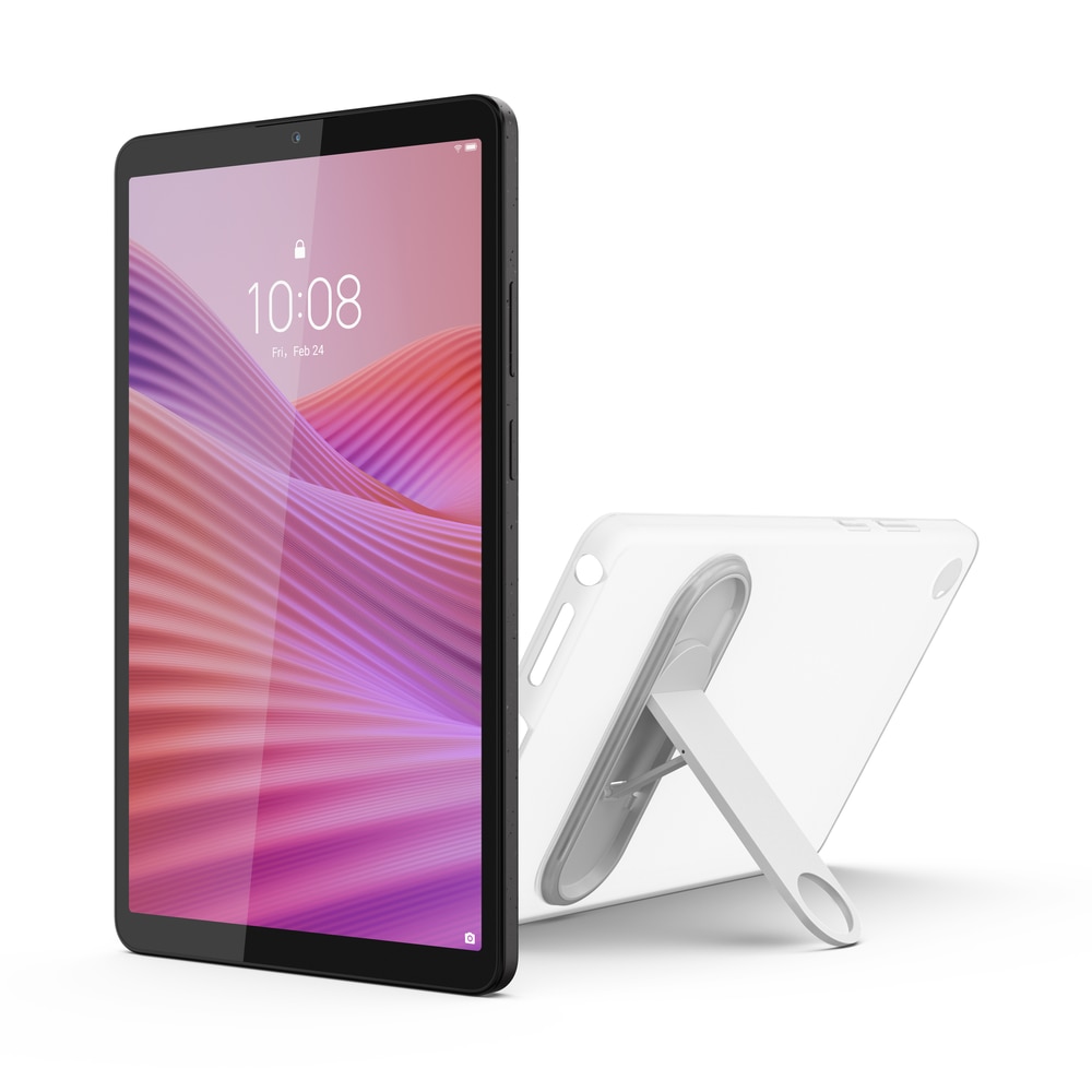 Tableta Lenovo Tab One TB305XU, Procesor MediaTek Helio G85 Octa-Core, Ecran IPS 8.7", 4GB RAM, 64GB Flash, 8MP, Wi-Fi, Bluetooth, GPS, 4G, Android + Husa Clear Case Gri