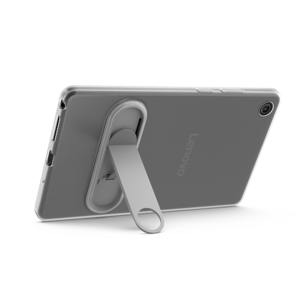Tableta Lenovo Tab One TB305XU, Procesor MediaTek Helio G85 Octa-Core, Ecran IPS 8.7", 4GB RAM, 64GB Flash, 8MP, Wi-Fi, Bluetooth, GPS, 4G, Android + Husa Clear Case Gri