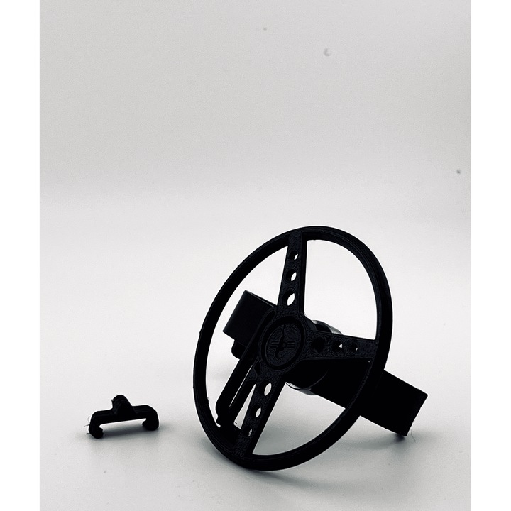 Volan controller Playstation 5, se clipseaza pe maneta, negru, 3D Market®, model Mustang