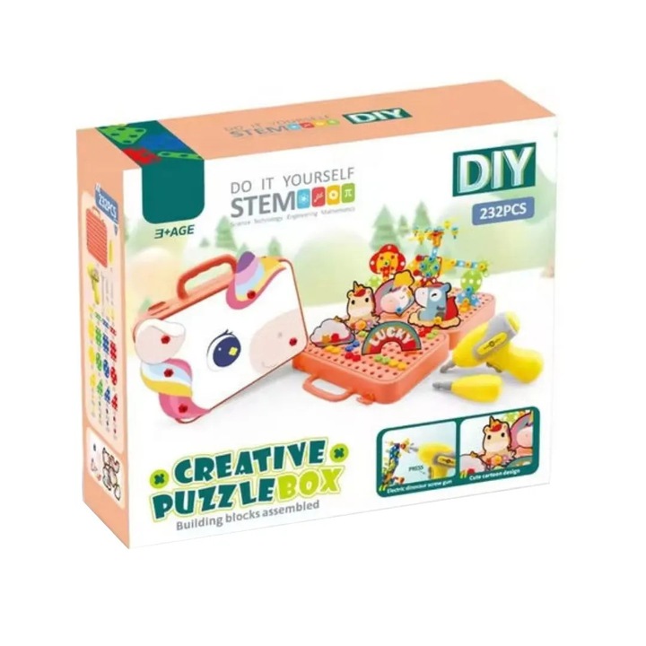 Set mozaic, Cu șurubelniță, Constructor educativ