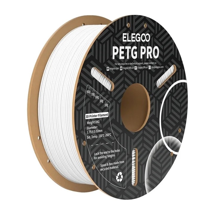 ELEGOO PETG Pro Filament (fehér)