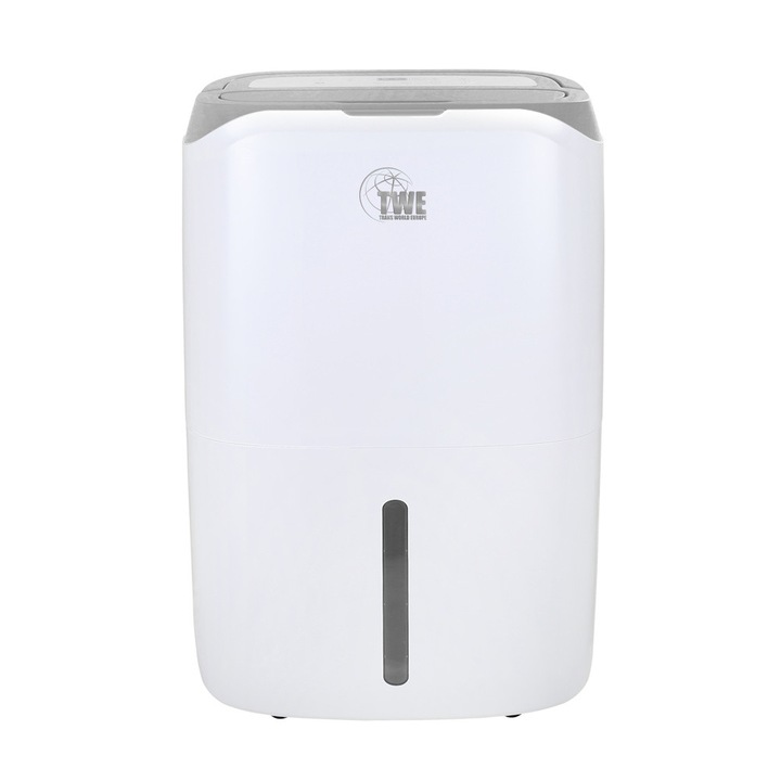 Dezumidificator TWE DYD-W20C Wi-Fi, până la 20 L/24 h, ionizator, filtru cărbune activ, posibilitate filtru HEPA, 265 W economie de energie, rezervor 5,5 L, auto-restart, temporizator 24 h