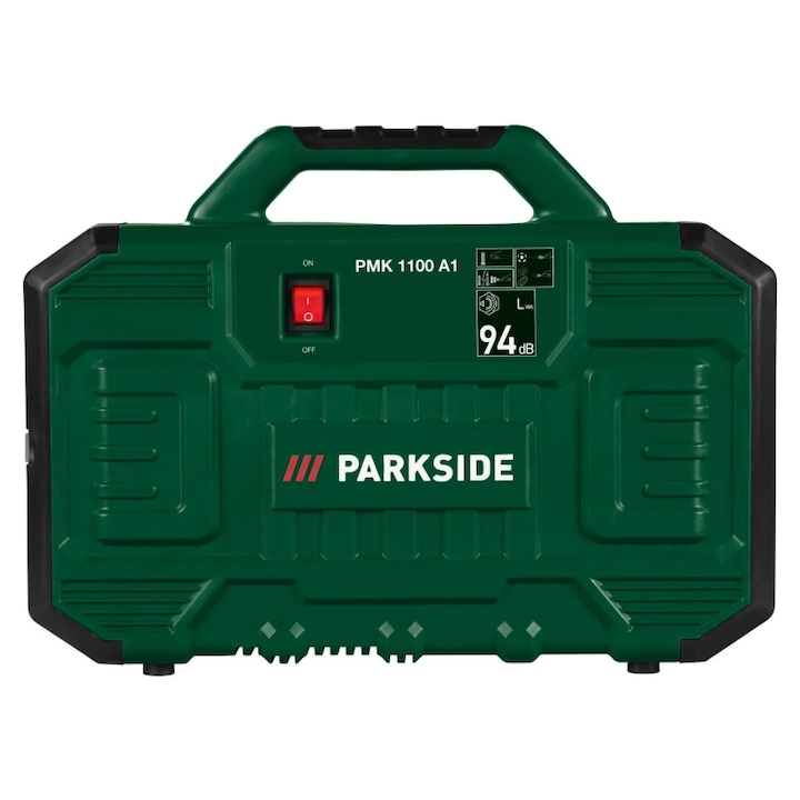 Compresor portabil Parkside PMK 1100 A1, 8 bari, 240V, 180 l/min