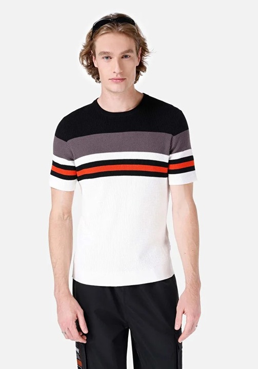 Pulover De Barbati Alb Regular Fit 8684112033990