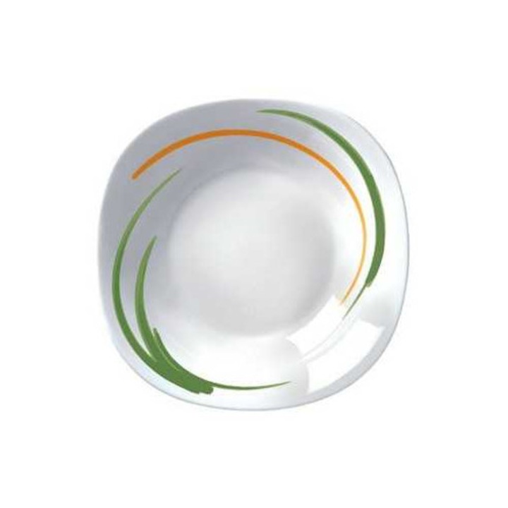 Farfurie adâncă Bormioli Parma Aquarello opal 23cm, set 12 buc