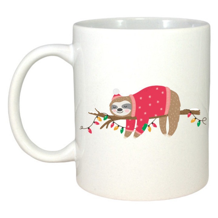 Cana Lenes Pe Sir De Lumini, Craciun, Sarbatori, Cadou, Secret Santa, Cri-Flo, Culoare Alb, 330 ml