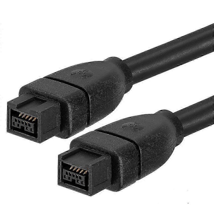 Кабел Firewire 800 IEEE1394B 9 пина към 9 пина, 1.8м, черен