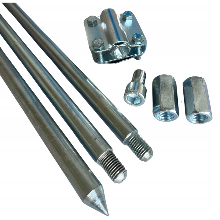 Комплект защитно заземяване срещу мълнии, Blyskawica, 4,5м, 20мм