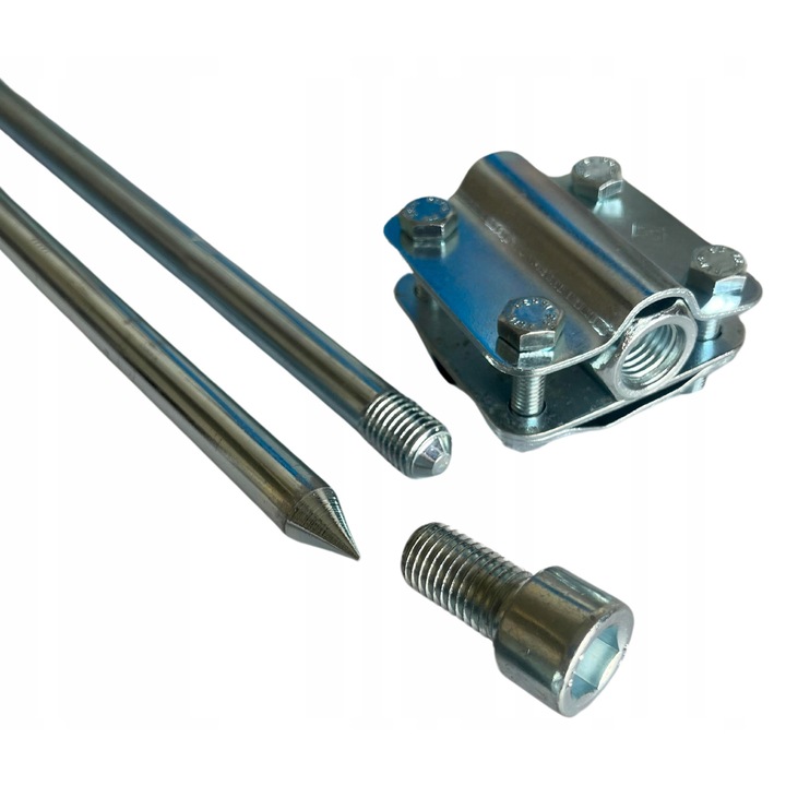 Комплект за защитно заземяване срещу мълнии Blyskawica, 2м, 16мм, пълен комплект