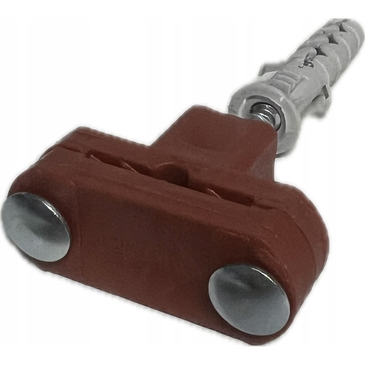 Клема за заземяване за универсална лента и тел, Blyskawica, Fi 12, 4x30см, пластмаса