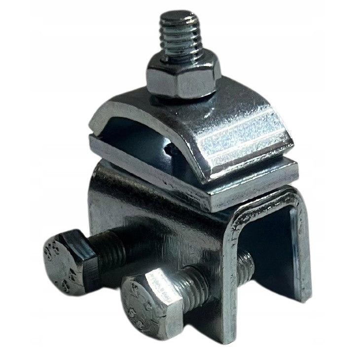 Suport profilat pentru fir de protectie impotriva trasnetului Blyskawica, inox zincat, rezistent la coroziune, pentru acoperisuri cu margine