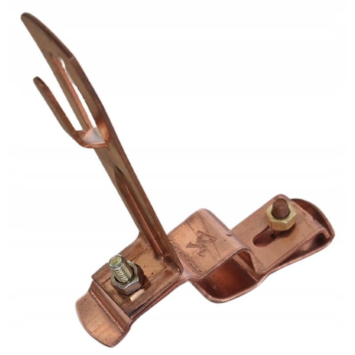 Поддържане на гръмоотвод под керемиди, Blyskawica, за фалцови керемиди, поцинкована стомана, устойчива на корозия, лесен монтаж