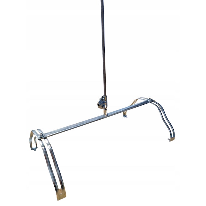 Гръмоотвод мълниезащита 1м, монтаж на газиран кол, поцинкована стомана, 50см