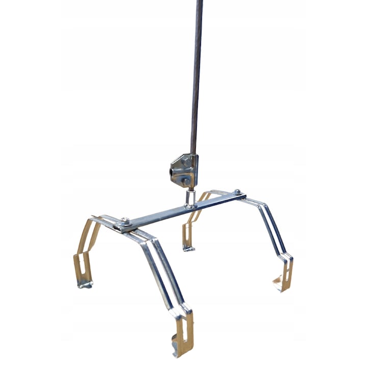 Мълниезащита Blyskawica 1,5м, монтаж на билен капак, поцинкована стомана, разстояние 25см