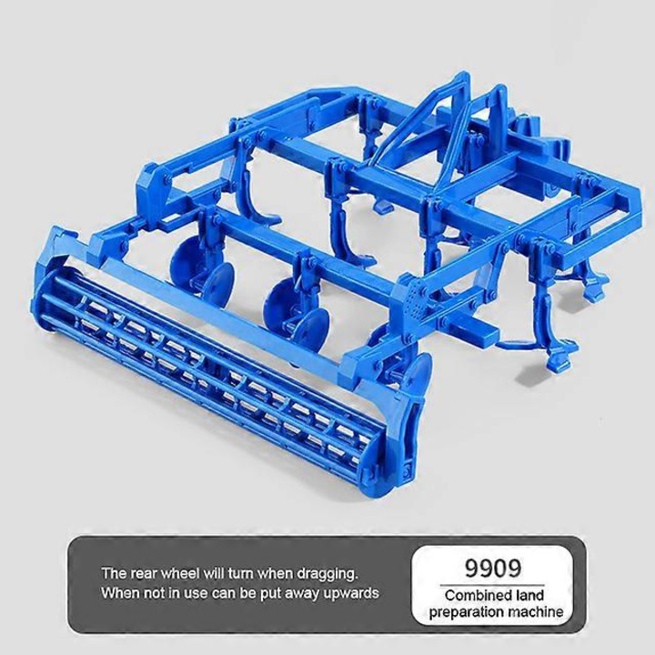 Játék építőipari gép, Vontatott traktor 1/24, 2.4G, 30 perc használat, 9909