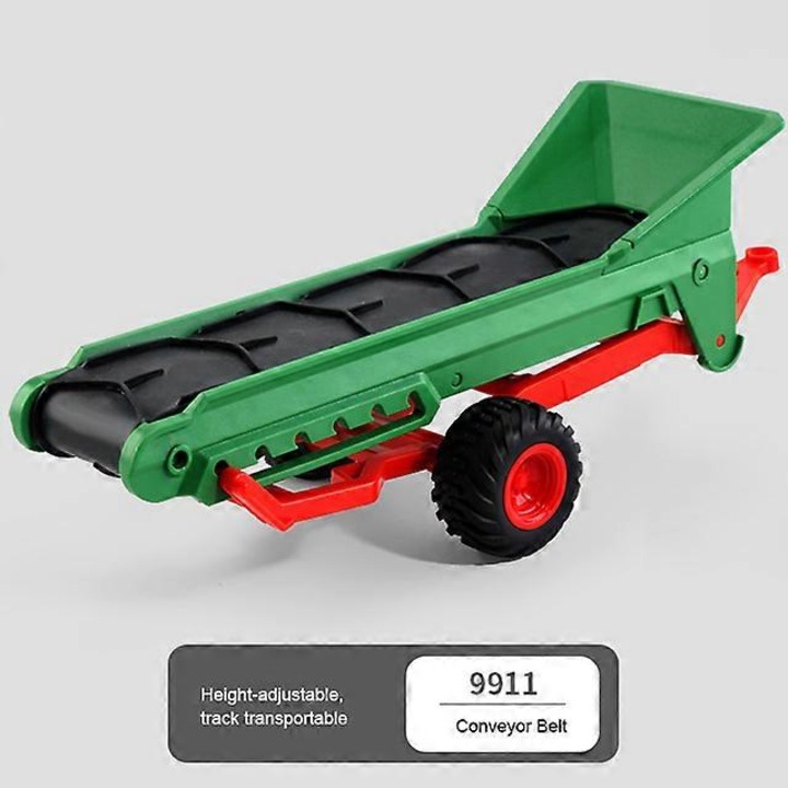 Játék építőipari gép, Traktor pótkocsival, 1/24, 2.4g, 30 perc használat, 3.7v 500mah, többszínű