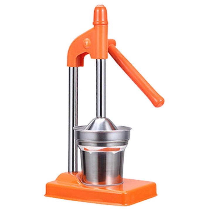 Ръчна цитрус преса, неръждаема стомана, изчистен дизайн, за лимони и портокали