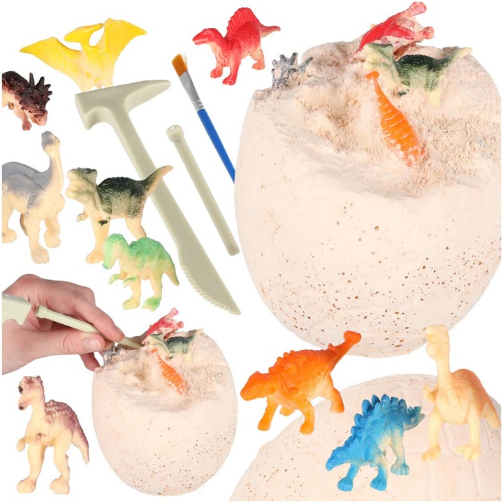 Joc Educativ, Artemis, 12 Figurine Preistorice, Multicolor, 13,5x11cm