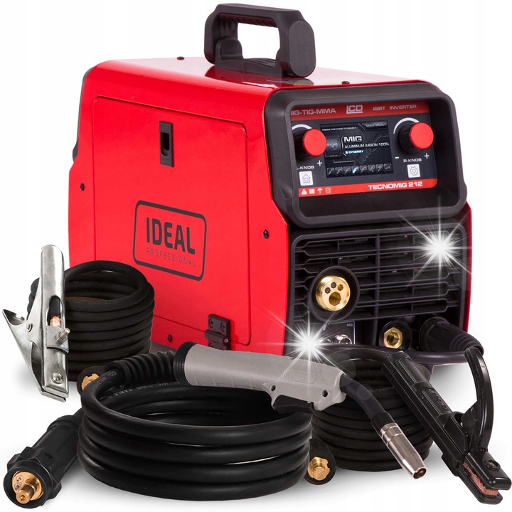 Aparat de sudura MIG/TIG/MMA Ideal TECNOMIG 212, 200A, 6,2 kW, 460x225x300mm