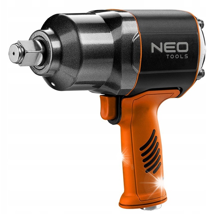 Cheie pneumatica cu impact 3/4", NEO, 2000 Nm, 5500 rpm, 6.3 bar, portocaliu/negru