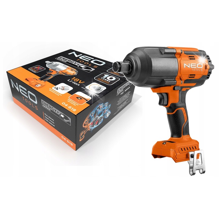 Cheie impact fara perii 1/2" 1100 Nm 18 V Energy NEO 04-618