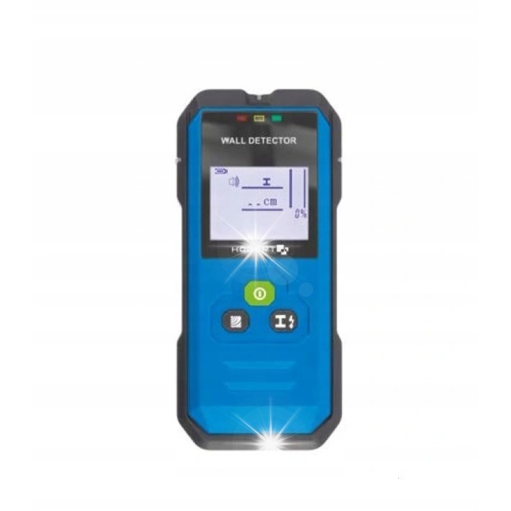 Detector de profile si cabluri, Hoegert Technik, max. 40mm, albastru/negru