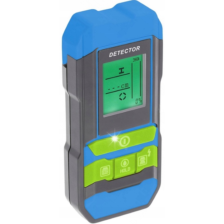 Detector de profile cu higrometru, Hogert Technik HT4M341, max. 50 mm, ergonomic, compact