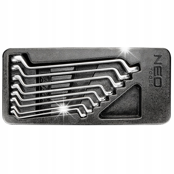 Set chei ochi NEO, 8 piese, 6x7mm - 20x22mm, din otel crom-vanadiu